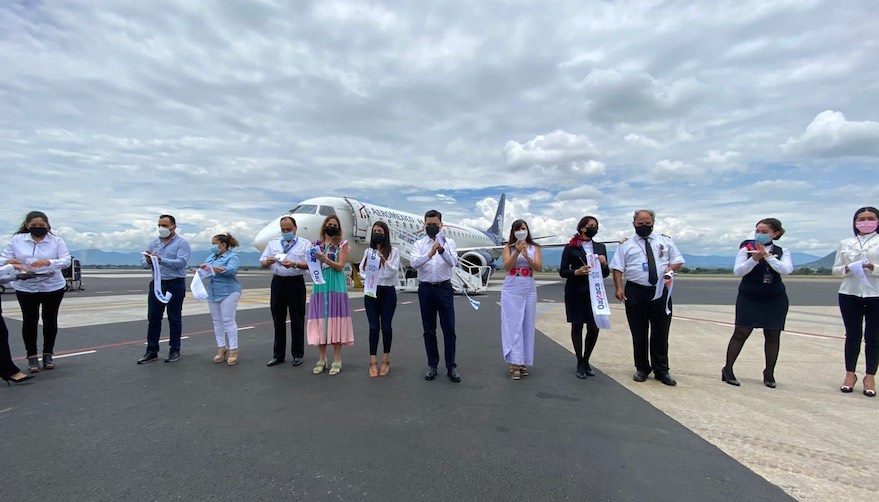 Inaugura Secretaría de Turimso de Oaxaca nuevo vuelo AIFA-Oaxaca